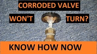 Loosen Corroded Stuck Water Valve [upl. by Chambers]