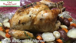 POLLO RELLENO AL HORNO  DELICIOSA RECETA [upl. by Eppie]