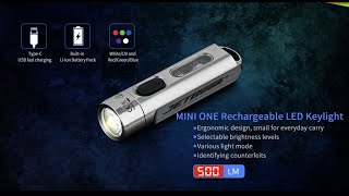 Niteye Mini One EDC mit RGB Seiten LED [upl. by Martel28]