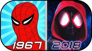 EVOLUTION of SPIDERMAN in Cartoons 19672018 History of Animated Spiderman Into the SpiderVerse [upl. by Aitret552]