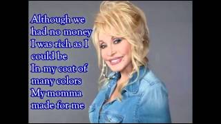 Coat of many colors Dolly Parton with lyrics [upl. by Eolhc313]