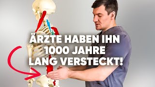 Ärzte haben dir diesen Muskel über 1000 Jahre lang verborgen Ich habe den Rückenschmerz aufgedeckt [upl. by Cyler]