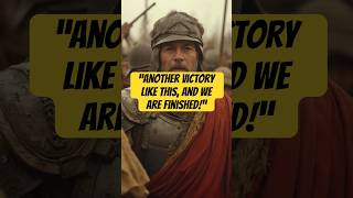 Pyrrhus and the Costly Victory A lesson from History shorts youtubeshorts history [upl. by Egarton]