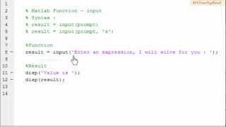 Writing a MATLAB Program Previous Release [upl. by Ralina209]