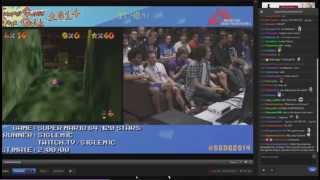 Siglemics Game Crashes Live at SGDQ 2014 w twitch chat [upl. by Nealah536]