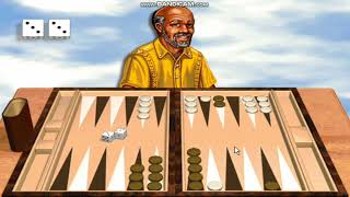 Hoyle board games 1997  backgammon gameplay [upl. by Tamara]