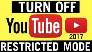 How To Turn Off Restricted Mode On Youtube [upl. by Eelinej]