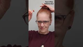 Beautiful Ballerina Bun easyupdo hairstyle upin hairtutorial [upl. by Melia182]