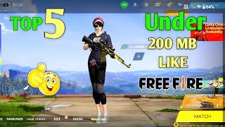 Top 5 Offline Battle royale games under 200 mb best games for Android 2024 New Games [upl. by Nassi]