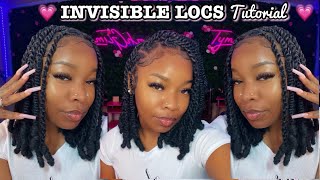 INVISIBLE LOCS TUTORIAL 2 STRAND TWIST 😍VERY DETAILED Protectivestyle [upl. by Estel825]