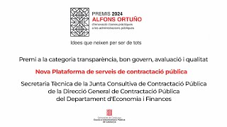 Nova plataforma de serveis de contractació pública Departament d’Economia i Finances [upl. by Primrose]