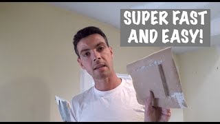 How to repair a hole in drywall california patch [upl. by Nolra827]