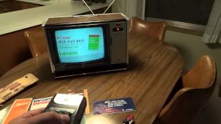 Watch a 1978 Zenith Chromacolor II Color TV with Space Command Remote Control [upl. by Ihteerp]