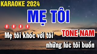 Karaoke Mẹ Tôi Tone Nam Beat Hay Dễ Hát Karaoke Minh Nhật [upl. by Alasdair]