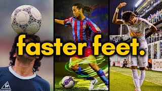 4 BEST Footwork Drills for FAST FEET [upl. by Keslie455]