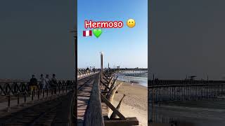 Hermoso muelle de PIMENTEL EN CHICLAYO PERÚ 💚🇵🇪💯 chiclayo pimentel peru [upl. by Allin]