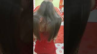 permanent hair straighteningstraightening processJyoti beauty parlour [upl. by Alard489]