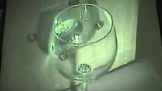 breaking a wine glass using resonance [upl. by Wilow]