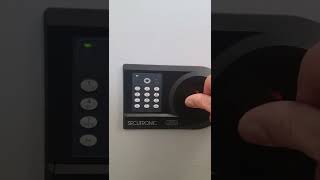 First Time Setup  BurgWachter PointSafe Version E FS Lock [upl. by Llohcin]