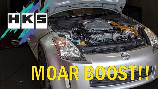 350Z HKS Supercharger  Add more boost and hit the drag strip [upl. by Nemhauser]