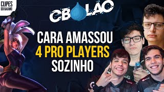 MONOCHAMP COMENDO O COOL DE 4 PRO PLAYERS  CBOLÃO [upl. by Roma]