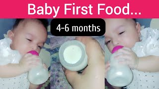 Baby First Food  Weight Gaining😍 [upl. by Meingoldas]