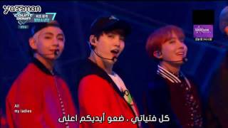 BTS  BANGTAN BOYS   21st Century Girls  Live   Arabic sub [upl. by Claud]