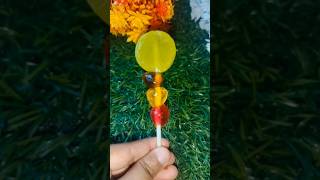 Lollipop with jellys 🍭🍬🤩popsiclesticksyoutubeshortsshorts [upl. by Keefer]