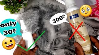 How to make fixative spray at home  Fixative spray [upl. by Bohner]