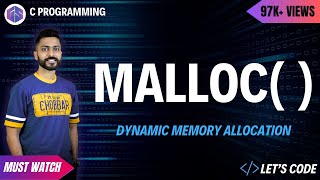 Malloc in C Programming  Dynamic Allocation [upl. by Ardnyk]