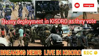 BREAKING NEWS HEAVY DEPLOYMENT IN KISORO AS THEY VOTE LIVE IN KISORO NOW [upl. by Anelyak]