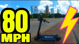 First Time Riding 80MPH Electric Scooter  Emove RoadSter [upl. by Petr]