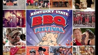 Kentucky State BBQ Festival Trailer Danville KY barbecue [upl. by Ilrac]