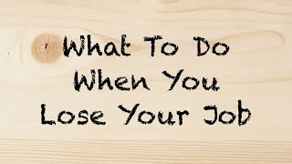 🔴 What To Do When You Lose Your Job  A Coach Red Pill video [upl. by Martita]