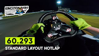 Kingston Park Raceway  60293 Hotlap Helmet Cam [upl. by Aehsrop]