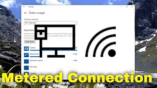 How to Enable or Disable Metered Connection in Windows 10 Guide [upl. by Ymmaj]