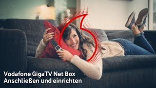 Vodafone GigaTV Net Box Anschließen und einrichten [upl. by Suoirrad]