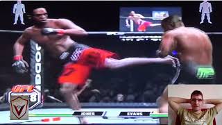 Jon Jones Vs Rashad Evans  UFC Undisputed 3 Fight Simulation [upl. by Camilla]