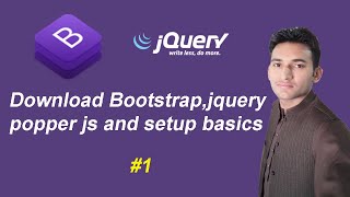 How to download bootstrap  install bootstrap  jquery  popperjs  basic Setup for bootstrap [upl. by Maharg]