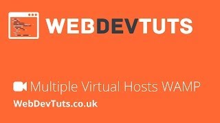 Setting up multiple virtual hosts WAMP [upl. by Oiceladni]