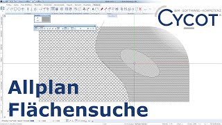 Flächensuche und Flächensuche mit Hilfspunkteingabe in Allplan [upl. by Ylram]