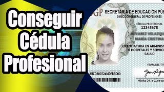 Como conseguir la Cedula Profesional Paso a Paso [upl. by Leod2]