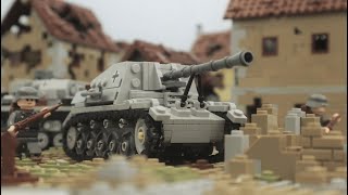 Lego Battle for Caen  WW2 stopmotion [upl. by Ilac]