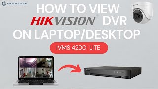 How to view HIKVISION DVR Or NVR in Laptop  DESKTOP COMPUTER in hindi [upl. by Yentruoc984]