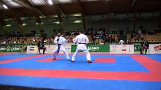 Karate1 Lasko 2013  BESENIC vs MARESCA  Kumite male 60 FINAL [upl. by Som]