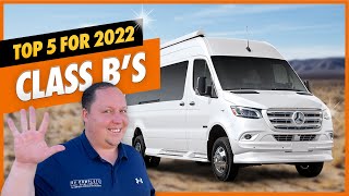 Top 5 Class B Motorhomes for 2022 Matts RV Reviews Awards [upl. by Enirak]