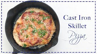 Cast Iron Skillet Pizza  FUELING A SOUTHERN SOUL [upl. by Wamsley]