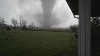 Storms bring possible tornado that destroys buildings in Cedarville Ohio [upl. by Aicertal223]