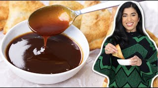 4 Ingredient Tamarind Chutney Sour spicy and sweet [upl. by Letta]