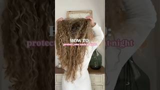 How To Protect your curls at night curlyhair haircare hair [upl. by Timus934]